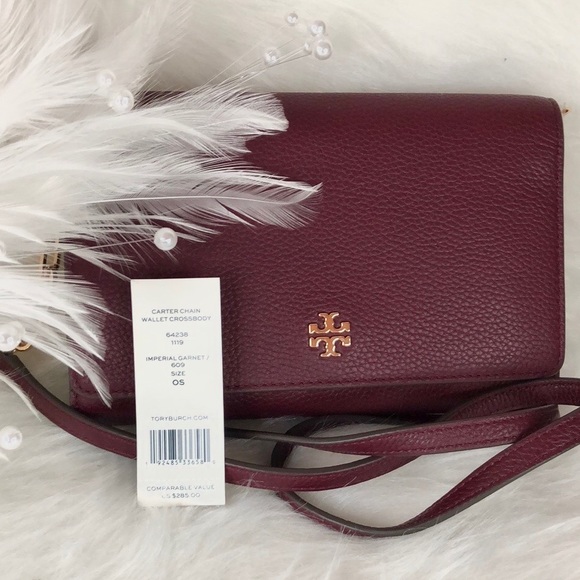 Tory Burch Handbags - ❤️ NEW TORY BURCH ❤️ IMPERIAL GARNET CARTE…